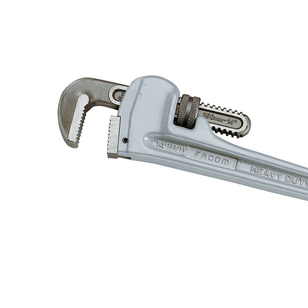 Clé serre-tubes modèle américain 14" Facom - Ouverture 60 mm Longueur 350 mm - Corps fonte