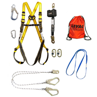 Kit harnais antichute Levac spécial formateur travail en hauteur avec stop-chute et accessoires