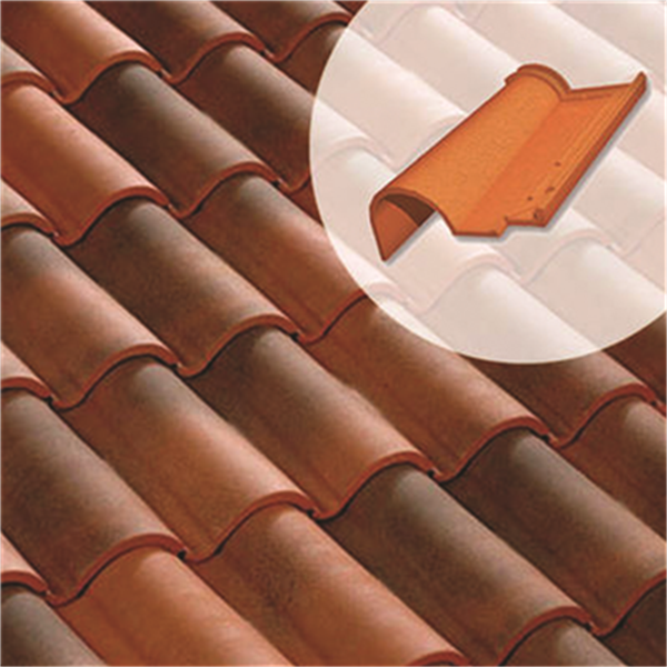 Tuile de rive à rabat côté gauche - Romane Réno 6RR - Cathédrale