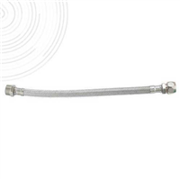 Flexible sanitaire - Raccord bicone tube cuivre Ø10 - Mâle 1/2" L: 300mm DN8