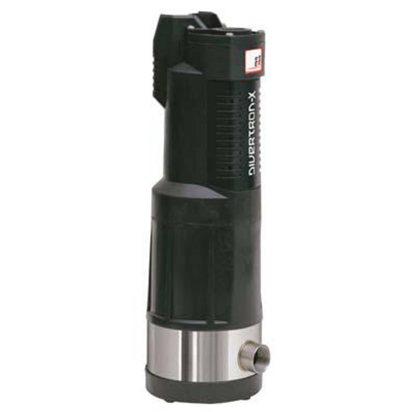 Pompe de puit immergée automatique DIVERTRON 900-X 560,0 w - Pour cuve de récupération d’eau de pluie