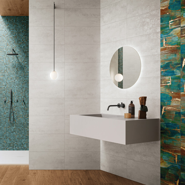 Carrelage intérieur grès cérame émaillé rectifié effet pierre Bold - 60,0 CM x 30,0 CM - Hero Silk