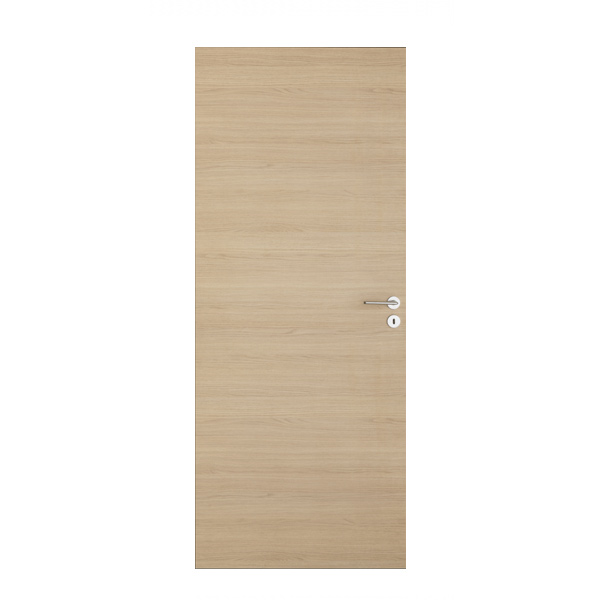 Porte d'intérieur à âme isolante surface mélaminée Kreation M03A - Serrure de sûreté 3 points - Poussant droit à rive droite - 204 CM x 83 CM