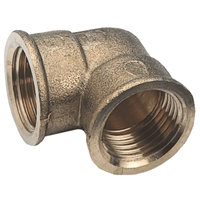 Raccord laiton coudé 90° à visser double femelle 1"1/4