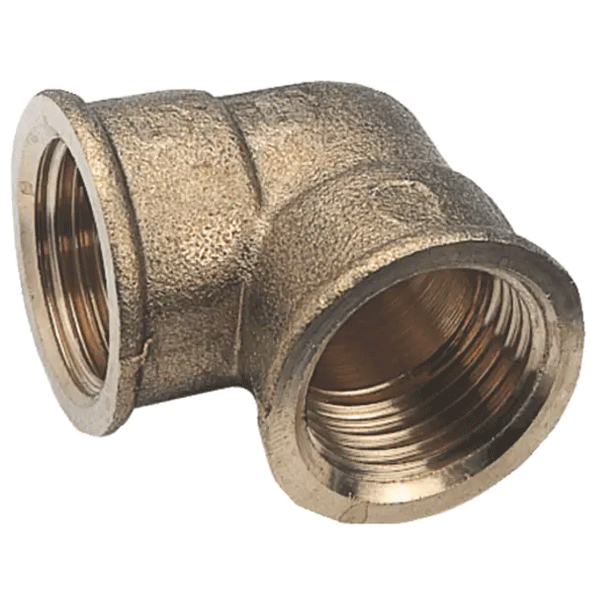 Raccord laiton coudé 90° à visser double femelle 1"1/2