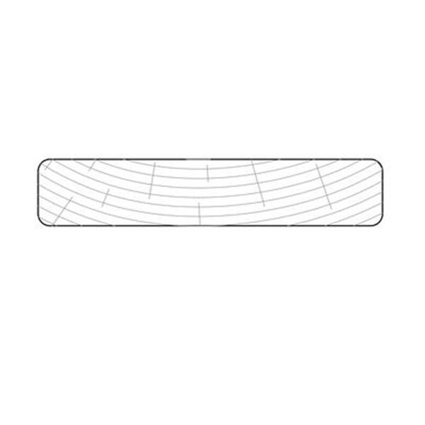 Lame de terrasse en pin du Nord marron traité classe 4 Classéo+ lisse - qualité US - 420 CMx14,5 CM - ép. 27 MM