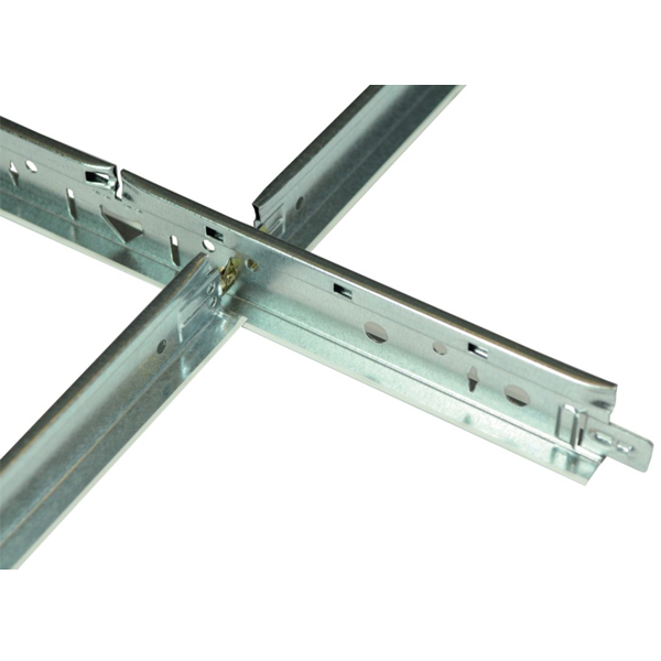 Porteur DX24 pour plafond suspendu - noir mat - 3,7 M x 24 MM x 38 MM