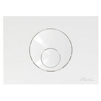 389-PLAQUE 2V 146X205 B.RONDS BLANCHE