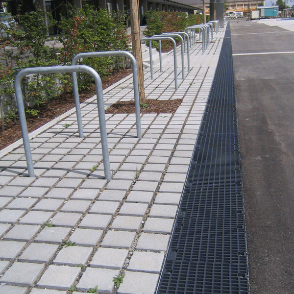 Grille caniveau fonte caillebotis maille 20/30 mm E 600 pour caniveau BIRCOsir DN 200 AS - Longueur 500 mm
