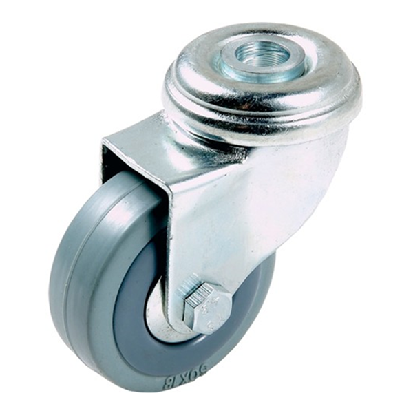 Roulette à oeil caoutchouc gris diamètre 50 mm PRODIF-SOMEC 002017