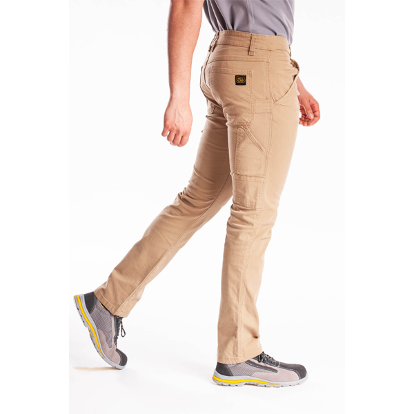 Pantalon de travail Rica Lewis coupe charpentier beige - Taille 42