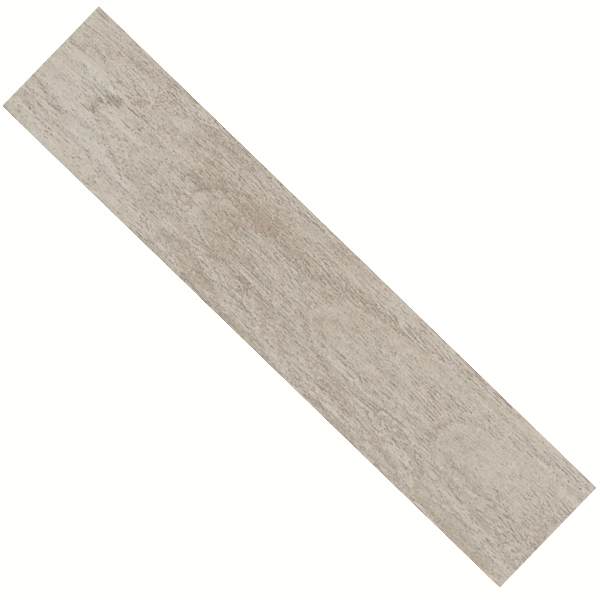 Plinthe MADÉRA Edilis grès émaillé effet "bois" - Blanc - 7,4 CMx60 CM