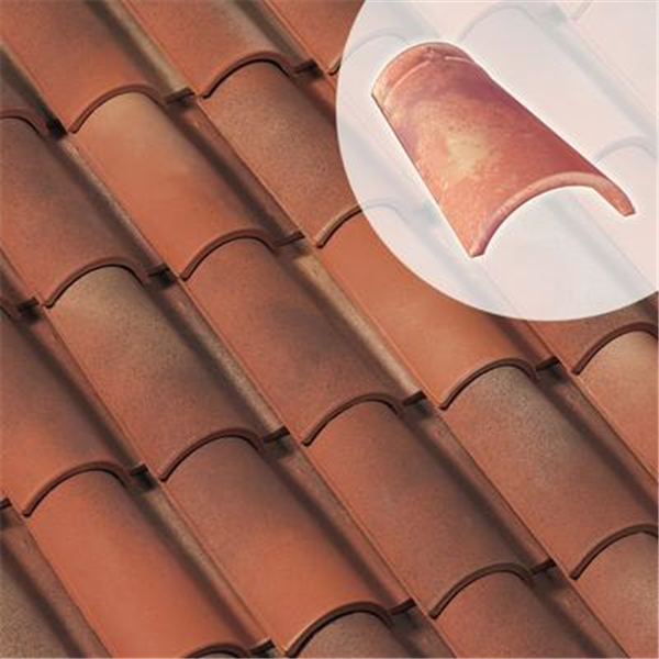 Tuile faîtière/arêtier conique de 40 - AK135 - pour tuiles Galléane et Occitane - Rouge Occitan