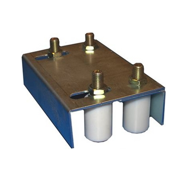 Guide supérieur extensible double avec 4 olives nylon pour tube de 40 à 60 mm