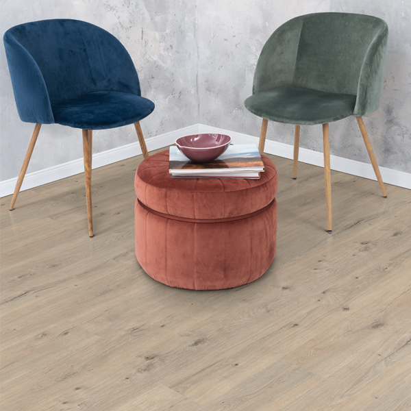 Parquet stratifié Classic 8/32 - 4 chanfreins avec système CLIC it! - 193 x 8 x 1292 mm - Chêne Mourom