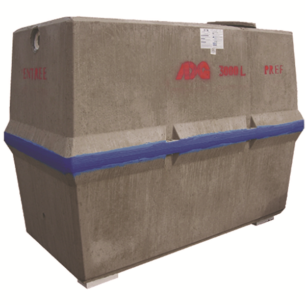 FOSSE AVEC PREFILTRE 3 M3