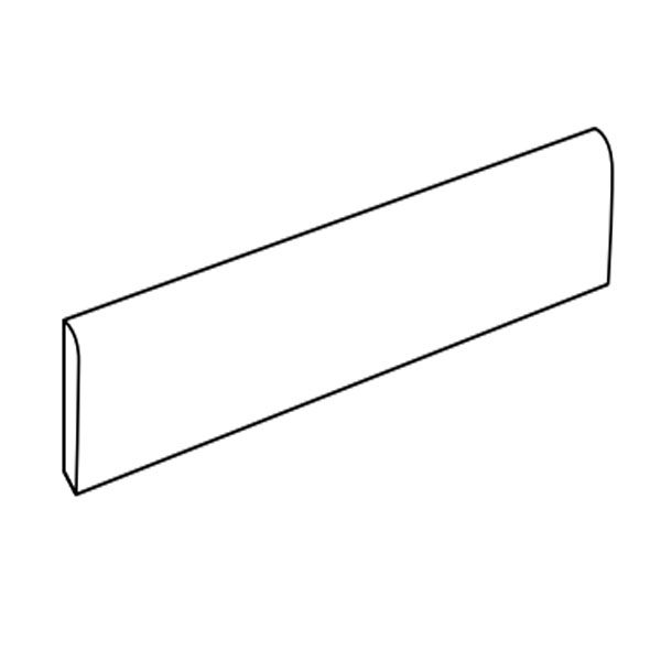 Plinthe de carrelage effet pierre en grès cérame - Pietra d'Itria - 60,4 x 5 cm - Sabbia