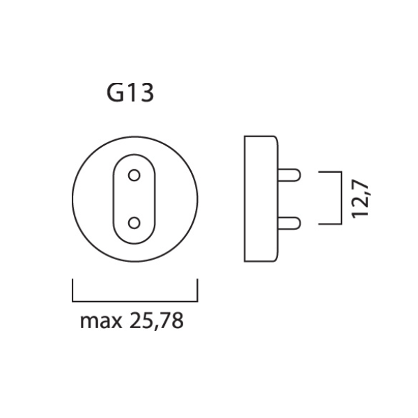 Néon triphosphore T8 Luxline Plus 18W G13  Sylvania – Blanc chaud 3000K