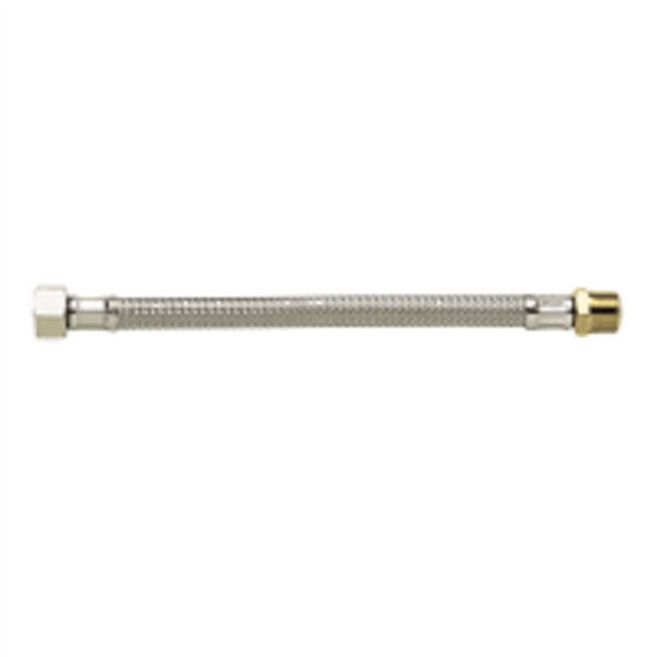 FLEX. TRESSE INOX F3/4"-M3/4" 500mm Sanit. Plomberie Tuyau Ø13mm avec joint