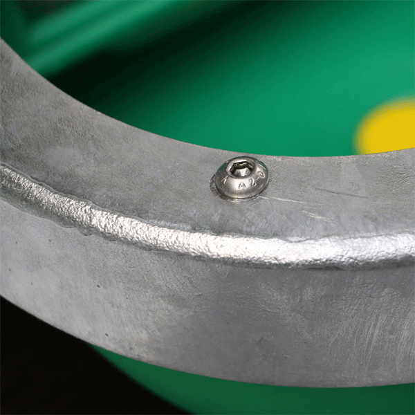 Abreuvoir bovin à niveau constant et rebord anti-lapage avec châssis acier galvanisé - LAC 50 - Débit 32 L/min - raccord eau 3/4"