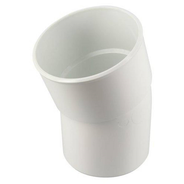 COUDE SIMPLE MF 20' D.100 BLANC