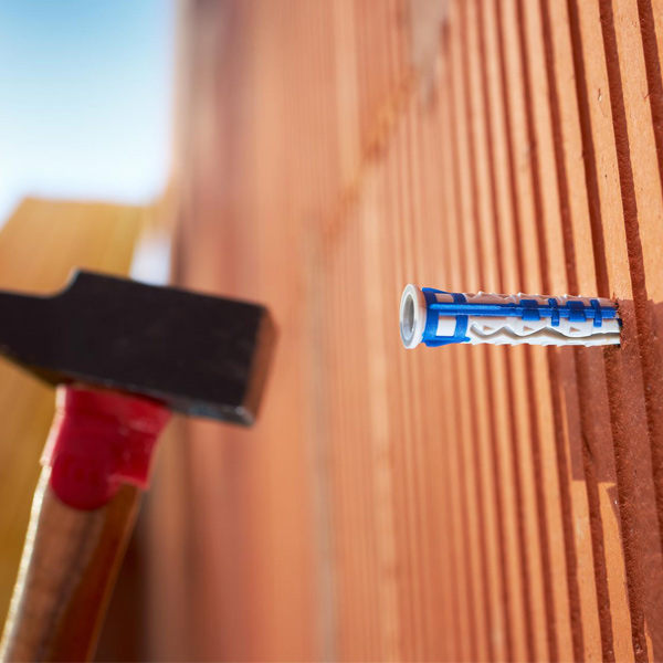 Cheville bi-matière universelle Spit Colortech sans vis - 8 x 50 mm - bidon de 250