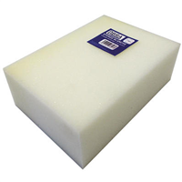 Eponge blanche Obra pour finition enduit 15 x 10 cm synthétique