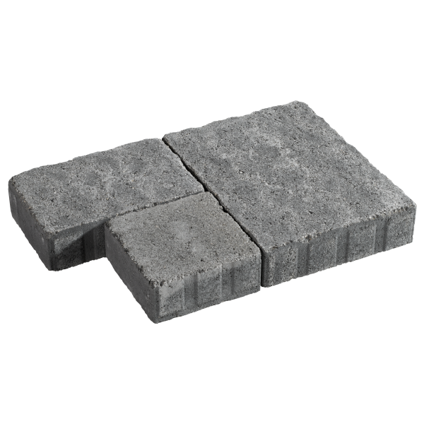 Pavé béton décoratif vieilli - Maubec - 3 formats 15 x 15 cm - 15 x 22.5 cm - 22.5 x 30 cm - Anthracite