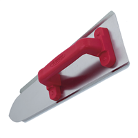 Platoir flamand inox pour lissage de chape Taliaplast - bords pliés - longueur 55 cm