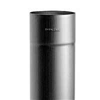 Tuyau de descente tulipe pour gouttière en zinc - Ø 80 MM - ép. 0,65 MM - 2 M