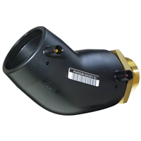 COUDE TRS. 45 PE PN16 M. LAITON D40X1.1/4