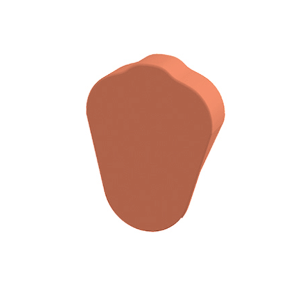 Fronton circulaire de rive à rabat Tejas Borja - tuile mécanique et canal - coloris Graphite