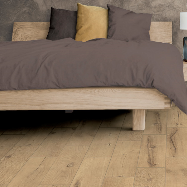 Carrelage sol intérieur effet parquet en grès cérame rectifié - New Derby - 120,0 CM x 20,0 CM - ép. 9,50 MM - Miele