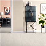 Parquet stratifié Classic 8/33 - 4 chanfreins avec système CLIC it! - 193 x 8 x 1292 mm - Acacia Sheffield blanc