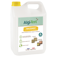 Traitement fongicide éco-responsable pour toitures façades et terrasses - Algi-vert - bidon de 5 litres