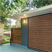 Bardage bois peint en Sapin du Nord de classe 3.1 - Protect Silverwood - Profil Line - 20,00 MM x 125,00 MM - Long. 4,15 M - Coloris Havane