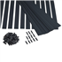 Kit 45 lamelles occultantes LIXO+ hauteur 1.70 m pour panneau 2.50 m DIRICKX Gris RAL 7016