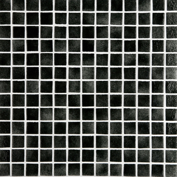Mosaïque en émaux de verre lisse  - carreau de 2,5 x 2,5 cm - trame de 31,2 x 49,5 cm