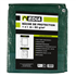 Bâche de protection multi-usages imperméable verte - Edia - 80 g/m² avec œillets - 4 MTR x 5 MTR