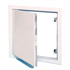 Trappe de visite en acier zingué laqué blanc - dimensions intérieures 76.5 x 76.5 CM