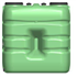 CITERNE STOCKAGE 2SB/PP 2000L VERT