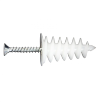 Cheville pour isolant et hourdis en polystyrène avec vis - Isoram - 4.5 x 35 mm - Boîte de 40