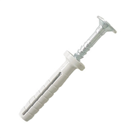 Cheville à frapper tête plate EDIA diamètre 6 mm longueur 35 mm - Lot de 100