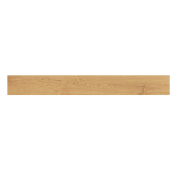 Plinthe de carrelage intérieur en grès cérame rectifié effet bois Exence - 120,0 CM x 6,5 CM - Almond