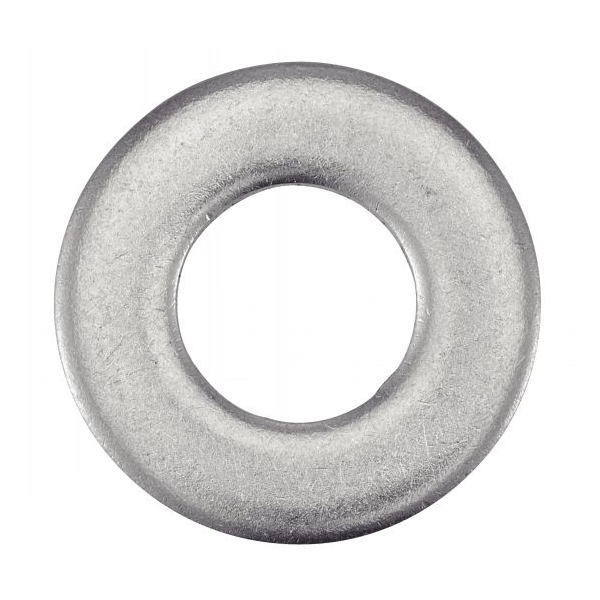 Rondelle plate moyenne - M10 - Diamètre extérieur 22 mm - Épaisseur 2 mm - Inox A2 - Boîte de 100