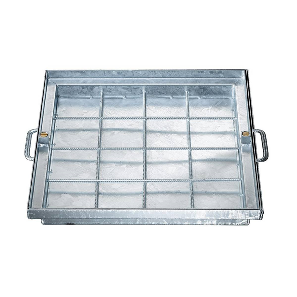REGARD ACIER GALVANISE 800X800 CHARGE A15 TSG80.80