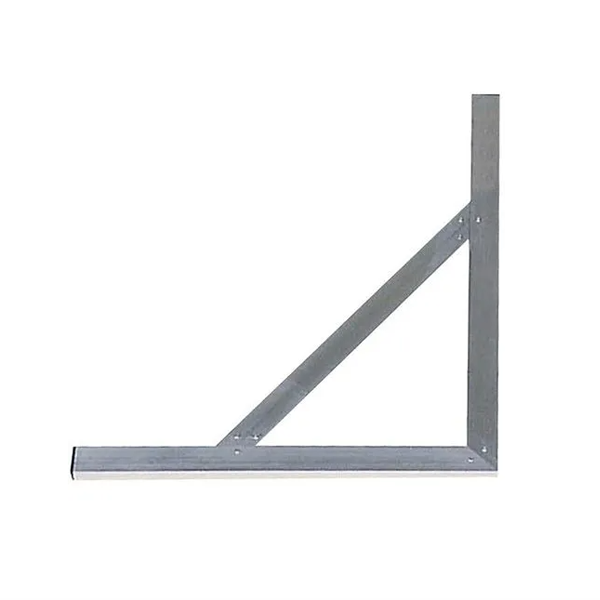 Équerre de maçon manchonnée rivetée avec écharpe - Mob Mondelin - 100x60 cm - aluminium