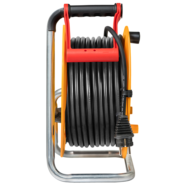 Enrouleur électrique Brennenstuhl Standard Pro - câble de 25,0 M H07RN-F 3G2,5 avec 4 prises IP44