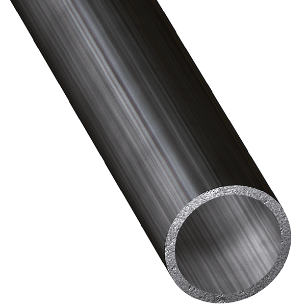 Tube rond acier verni profilé à froid CQFD - longueur 1 m - épaisseur 1,5 mm - Ø  25 mm