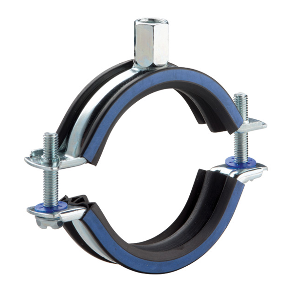 Collier de serrage avec isolant caoutchouc - Erico - Tige M8/M10 - Ø 205-215 mm - Boîte de 10